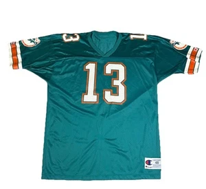 Vintage Miami Dolphins Dan Marino #13 Jersey Men’s Size 48 Authentic Champion - Picture 1 of 9