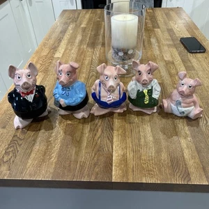 Wade Natwest Pigs • Full Set • All Genuine & Excellent Condition - Picture 1 of 12