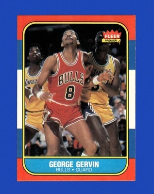 Fleer Set-Break 1986-87 # 36 George Gervin como nuevo *GMCARDS* Foto 1 de 2