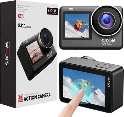 Action Cam 20MP 4K Action Sport Kamera WiFi EIS Wasserdichtes SJCAM SJ11 Active - Bild 1 von 4