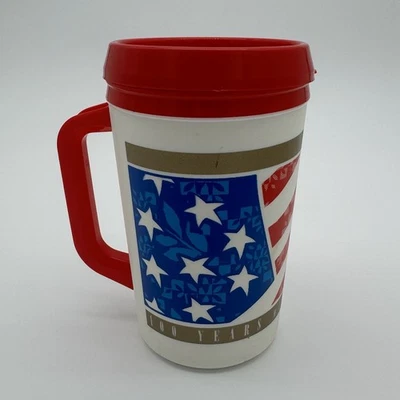 Vintage 1996 Atlanta Olympics Travel Mug Aladdin USA Centennial 100 Years - Image 1 of 4