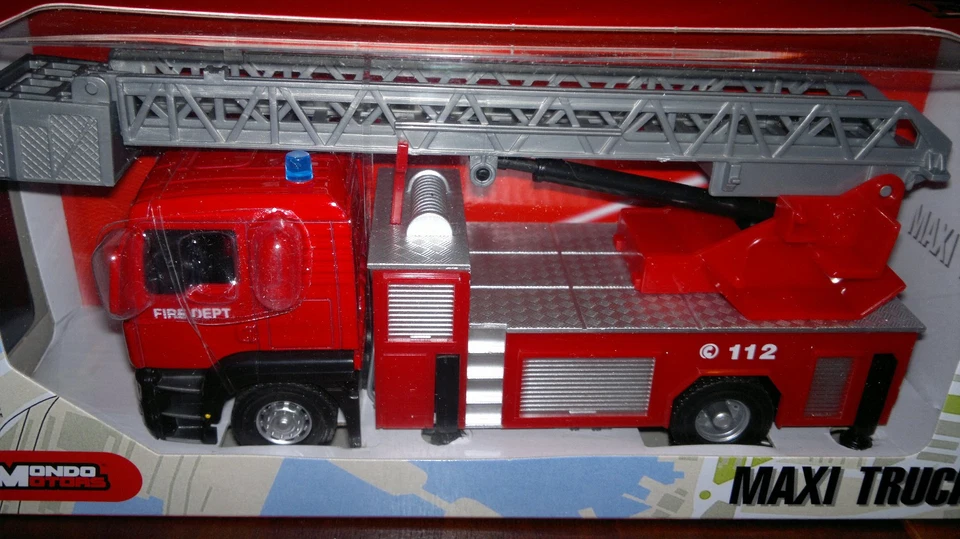 Man Maxi Truck Fire Dept 112 Mondo Motors 1:43 - Immagine 1 di 1