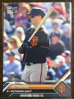 2023 Topps Now MLB #OD-291 Joc Pederson San Francisco Giants CORNER DAMAGE - Image 1 of 2