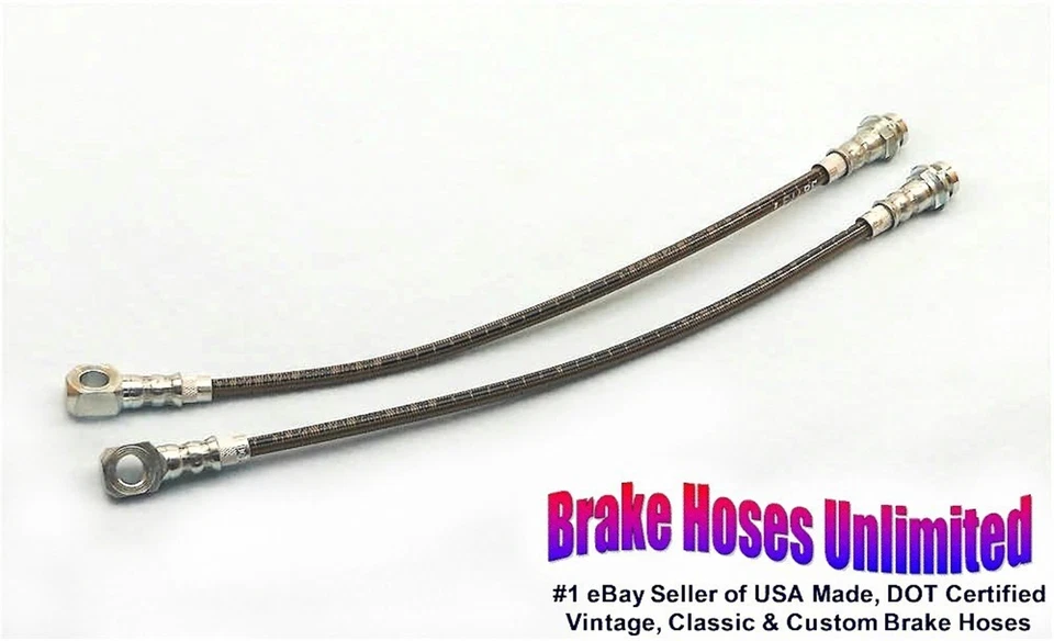 前不锈钢制动软管 奥兹莫比尔 F85 / Cutlass 1972,光盘 — 第 1/1 张图片