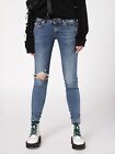 DIESEL Gracey 069AI W27/L30 Women Jeans Distressed Super Slim-Skinny Stretch