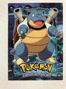 Topps Pokemon The First Movie Card BLASTOISE #09 (09 of 12) - Picture 1 of 6