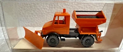 Wiking 18646 H0 1:87 MB Unimog Con Pala Da Neve Nuovo In OVP - Immagine 1 di 2
