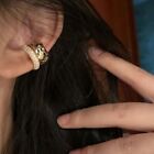 Metal No Piercing Earring Zircon Y2K Ear Clip New Double-layer Ear Cuff  Girl