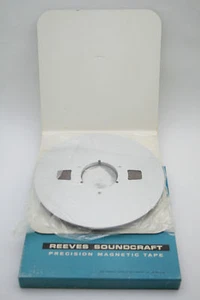 NEW OLD STOCK VINTAGE REEL TO REEL TAPE 10,5” INCH REEVES SOUNDCRAFT - Imagen 1 de 5