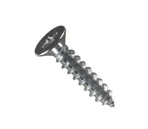#10 Tornillos de metal de cabeza plana Phillips de acero inoxidable x Elige tamaño y cantidad - Imagen 1 de 1