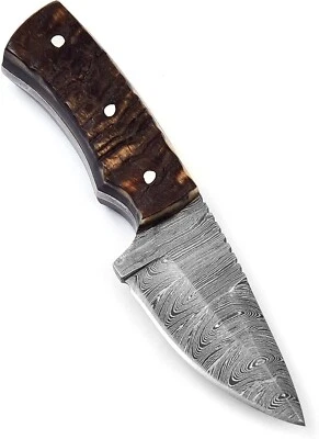 HEK's Custom Handmade Damascus  Hunting knife Fixed Blade Bushcraft,Skinning EDC - Image 1 of 4