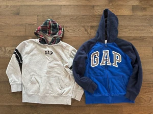 Lot of 2, GAP Youth Boys Fleece Jacket & Hoodie, Size XXL (13+) - Picture 1 of 4