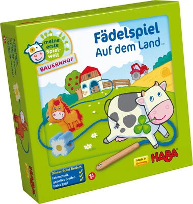 HABA Kleinkindwelt Fädelspiel Auf dem Land 1005580001 - Bild 1 von 2