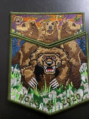 Montana Council Apoxky Aio 300 Lodge 2022 NOAC Trading Pocket Flap and Bottom - Image 1 of 4