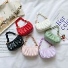 Cloud Shoulder Chain Bags Pleated Handlebags Kids Small Coin Wallet
