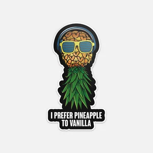 Swinger Ananas Swinginging Lifestyle lustiger Swinger Vinyl Aufkleber Abziehbild - Bild 1 von 1