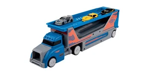 Playtive Racers Autotransporter blau mit Abschussfunktion Spielzeug Kinder - Bild 1 von 3