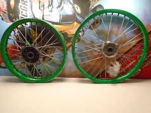 2008 KAWASAKI KX 250F FRONT & REAR WHEEL SET (D) 08 KX250F - Picture 1 of 9
