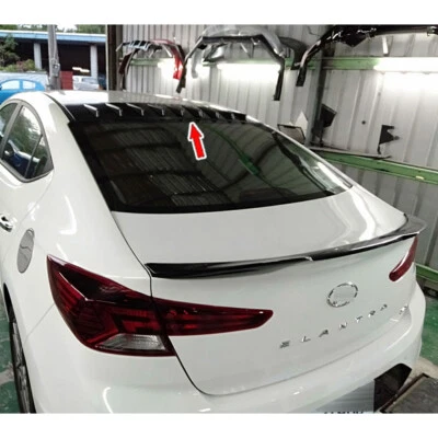 Unpainted Fit For Hyundai AD Elantra Avante 6.5th Shark Fin Rear Roof Spoiler Foto 1 de 4
