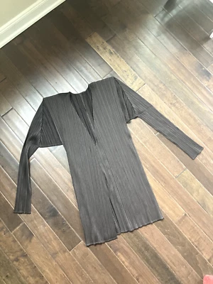 Pleats Please black open-front cardigan size 3 - Image 1 of 4