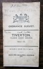 1910 Tiverton OS Large Sheet 131 Antique Ordnance Survey Map 3rd Edition Devon