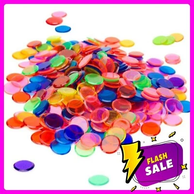 Discs counters Kids Games Maths Coloured Counters chips 360 multi-coloured discs - Image 1 of 4