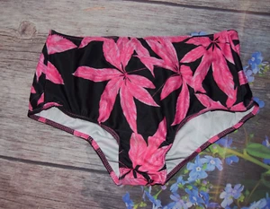 NEU MOTEL BIKINIHOSE PALMENMUSTER JUNGEN BEIN GRÖßE UK 8 EU 36 B9 - Bild 1 von 2
