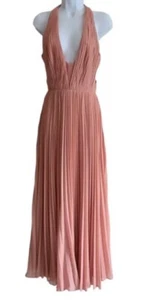 Fame And Partners Pleated/Flowy Gown Women's Size 2•New With Tags - Picture 1 of 4