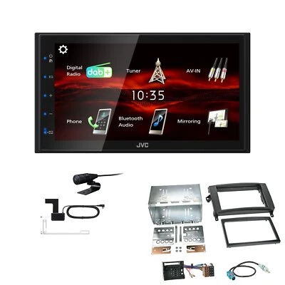 JVC KW-M180DBT 2DIN DAB+ Autoradio für Mercedes Benz A-Klasse W169 C169 - Bild 1 von 4