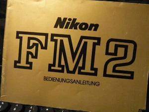 Nikon FM-2 BEDIENUNGSANLEITUNG, German only, instruction manual. - Picture 1 of 4