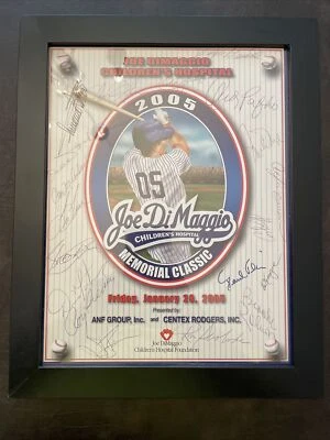 2005 Joe Dimaggio Children's Hospital Memorial Classic Game SIGNED Program - Image 1 of 2