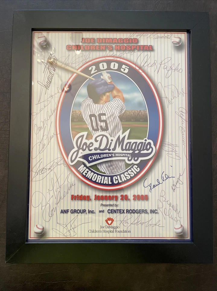 2005 Joe Dimaggio Children's Hospital Memorial Classic Game SIGNED Program - Image 1 of 2