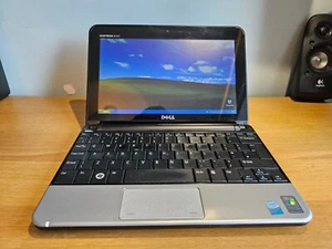 10" Dell Inspiron Mini 10 1010 Atom Windows XP Red Vintage Retro Legacy Netbook - Picture 1 of 5