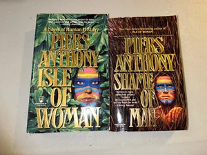 Piers Anthony lot of 2 paperback books from the Geodyssey Series Science Fiction - Picture 1 of 1