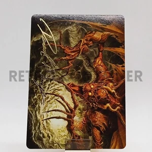MTG - Modern Horizons 2 Art Series - 26 Archfiend of Sorrows Gold Signature - Picture 1 of 1