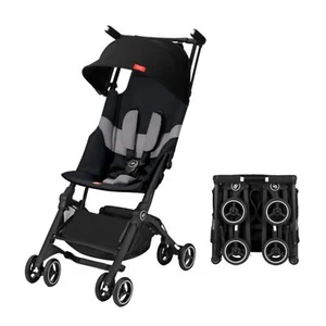 gb Pockit+ All-Terrain Ultra Compact Lightweight Travel Stroller Velvet Black - Picture 1 of 11