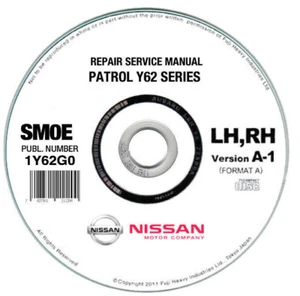 Nissan Patrol Y62 (2010-2019) manuale officina su Cd - Foto 1 di 7