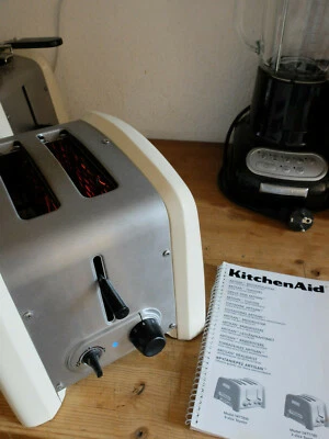 KitchenAid Artisan, 2-Scheiben Retro Toaster 5KTT780 EAC beige / cremé Top Zust. - Bild 1 von 4
