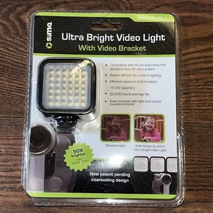NUEVO Sima Ultra Brillante Luz de Video LED SL-20LX con Soporte de Cargador Difusor Soportes - Imagen 1 de 2