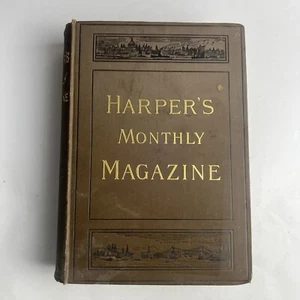 Harper’s Monthly Magazine June to November 1887 European Edition Sampson Low - Picture 1 of 9