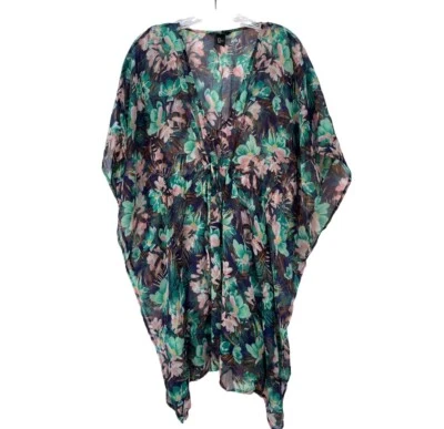 Traje de baño túnica floral tropical talla pequeña de H&M para mujer Foto 1 de 4