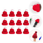 12 Pcs Hüte Für Kinder Mini-Schal Weihnachtsmütze Flaschenverschluss