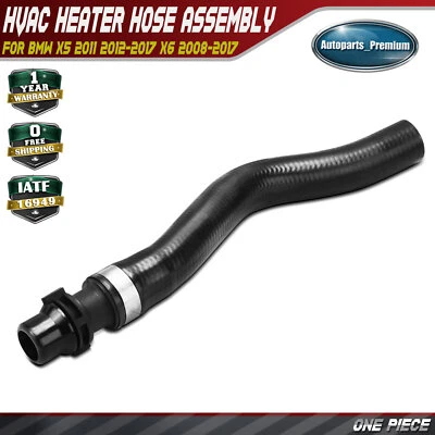 Engine HVAC Heater Hose Assembly for BMW X5 2011 2012-2017 X6 2008-2017 L6 3.0L - Image 1 of 4