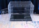 Pets At Home Double Door Dog Crate Grey L91cm X W54cm X H62