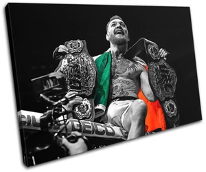 Conor McGregor UFC Pop Art Comic Sports SINGLE CANVAS WALL ART Picture Print - Picture 1 of 1