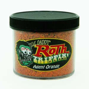 Lil' Daddy Roth Metal Flake Trippin' Agent Orange - Picture 1 of 2