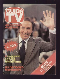 GUIDA TV MONDADORI 48/1980 BONGIORNO PROGRAMMI RAGAZZI CARTONI TV LOCALI RAI  - Picture 1 of 1
