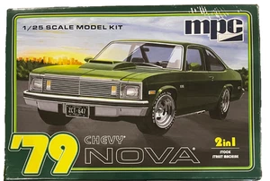 MPC 1:25 Scale 1979 Chevy Nova Plastic Model Kit MPC1003 NEW in Box Sealed - Picture 1 of 3