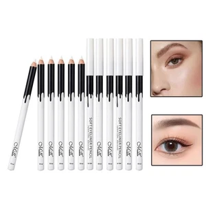 Pack 12 Pcs Waterproof Highlight Eyeshadow Eyeliner Pencil - Picture 1 of 7