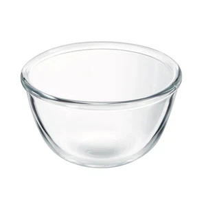 Glass Bowl Cocoon Clear Round Non-Porous Microwave Dishwasher Oven Safe 15cm - Picture 1 of 4